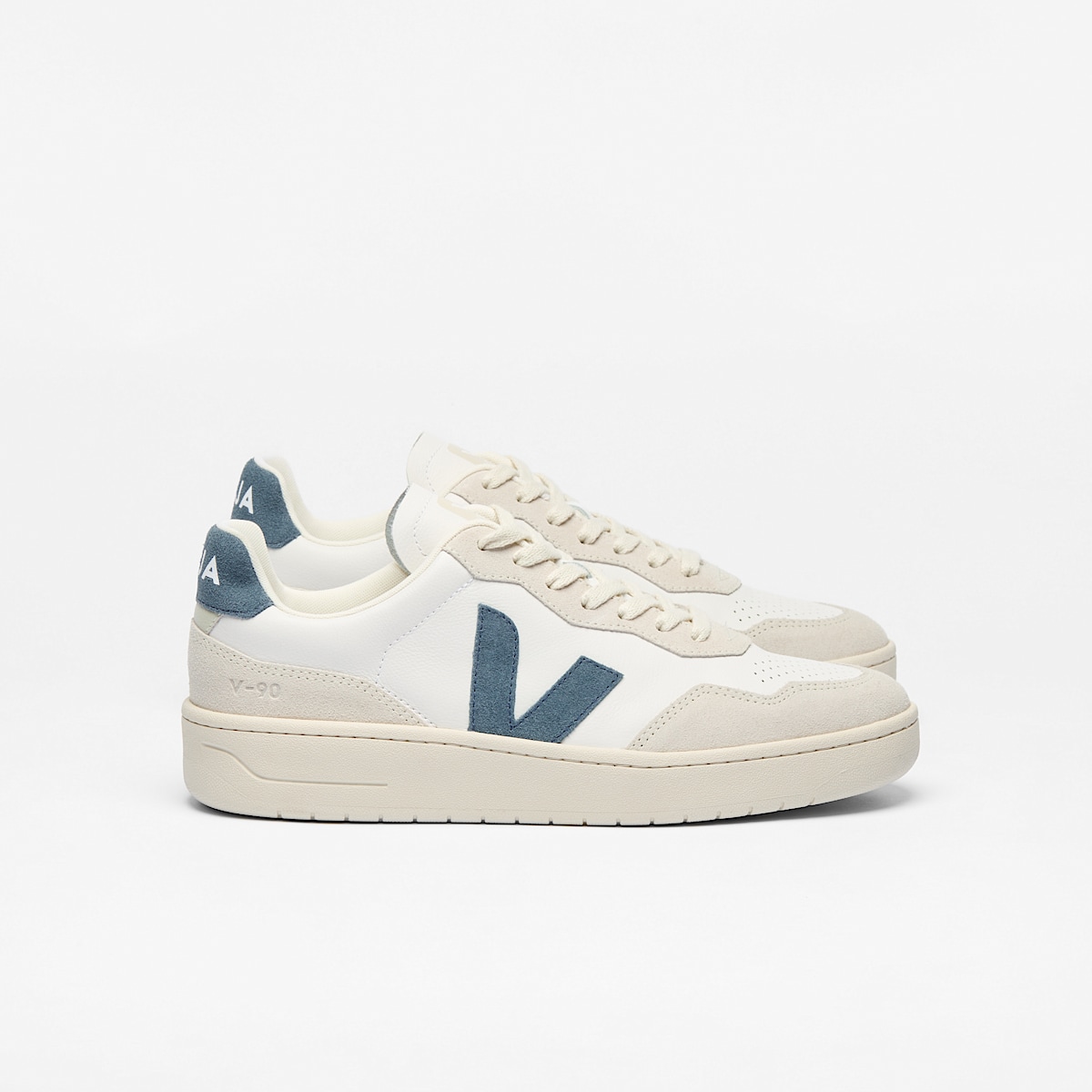 veja baskets v-90 cuir blanc VD2003845 Lateral view