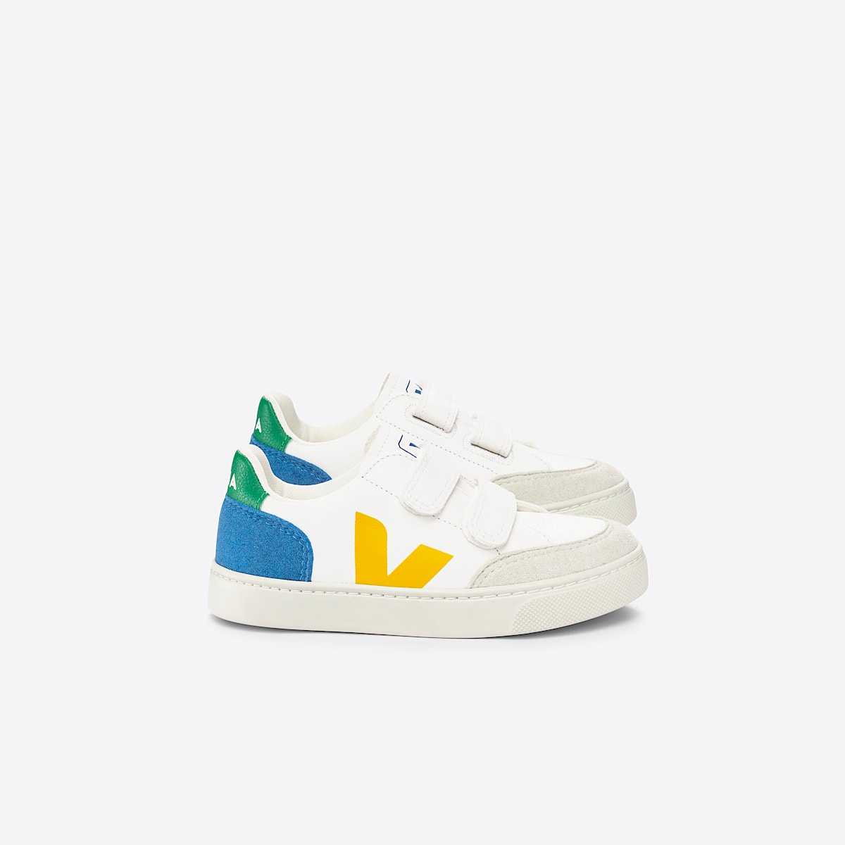 veja baskets small-v-12 cuir blanc XV0503229 Lateral view