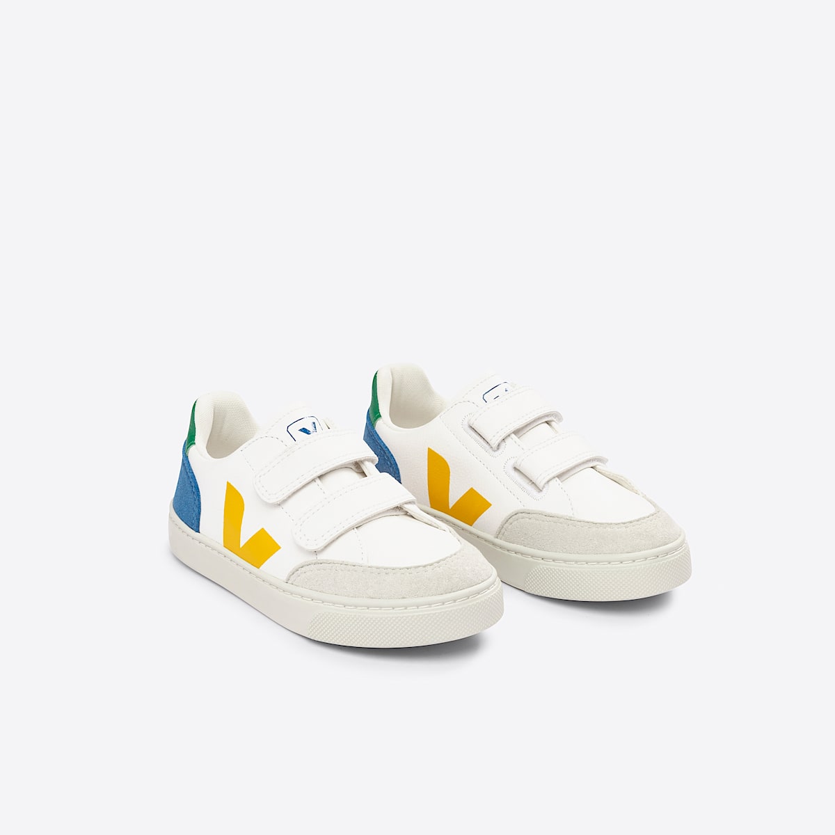 veja baskets small-v-12 cuir blanc XV0503229 Top view