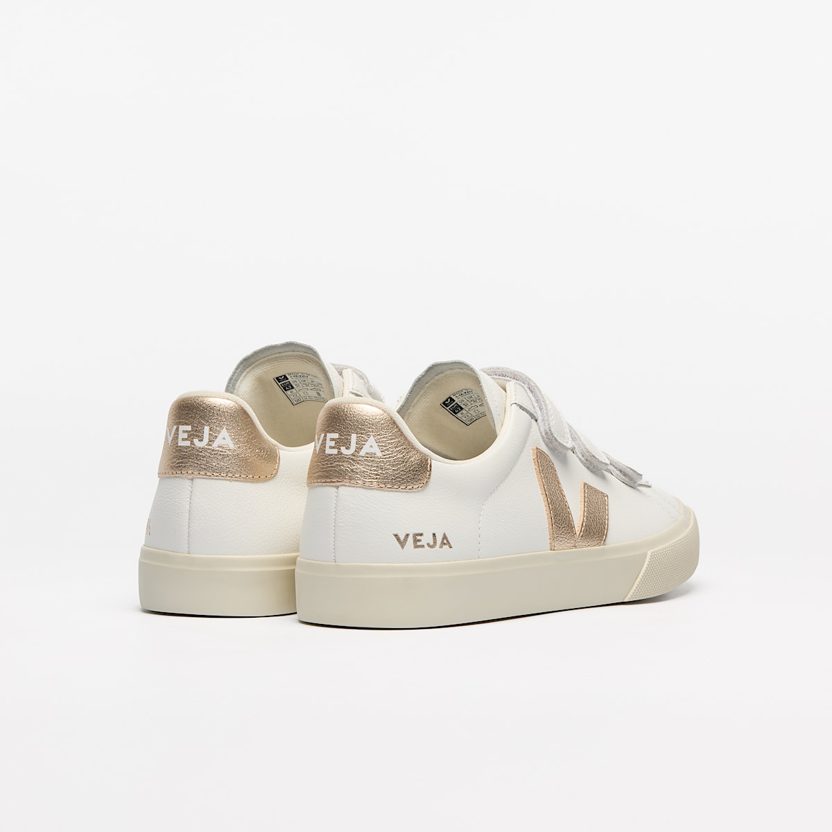 veja baskets recife-logo cuir blanc RC0502762 Back view