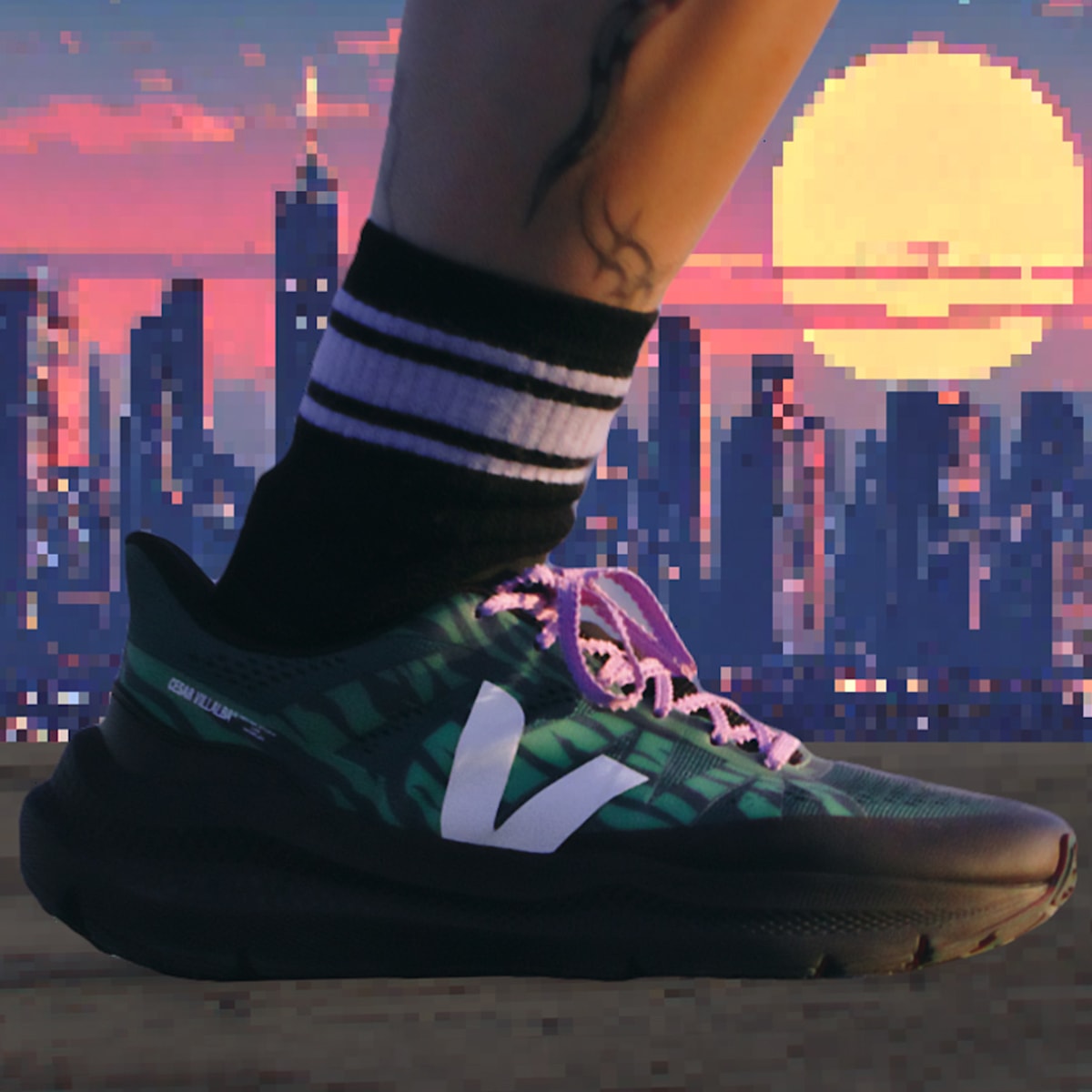 veja veja-x-cesar-villalba recycled green CI2820724B420