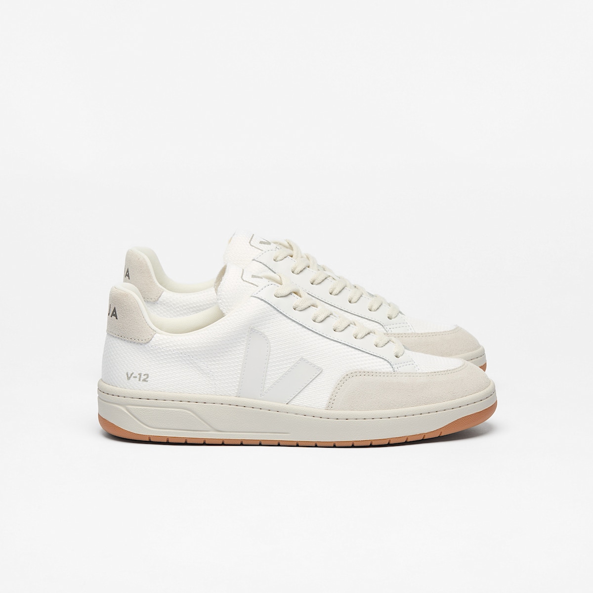 veja sneakers v-12 recycled white XD1703124 Lateral view