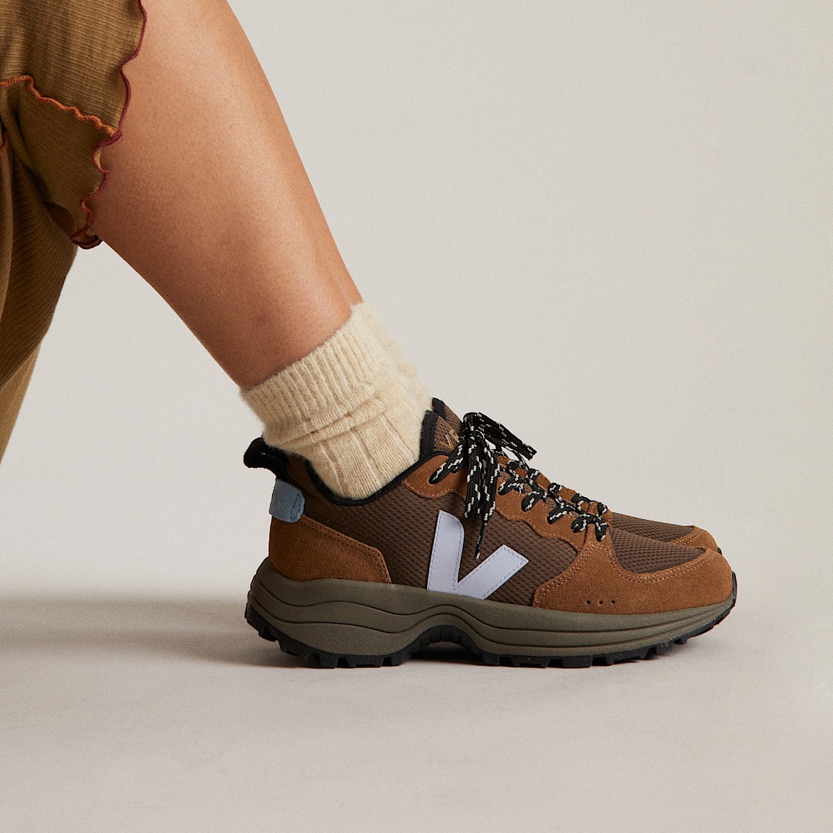 veja sneakers venturi-ii recycled brown VR1803754