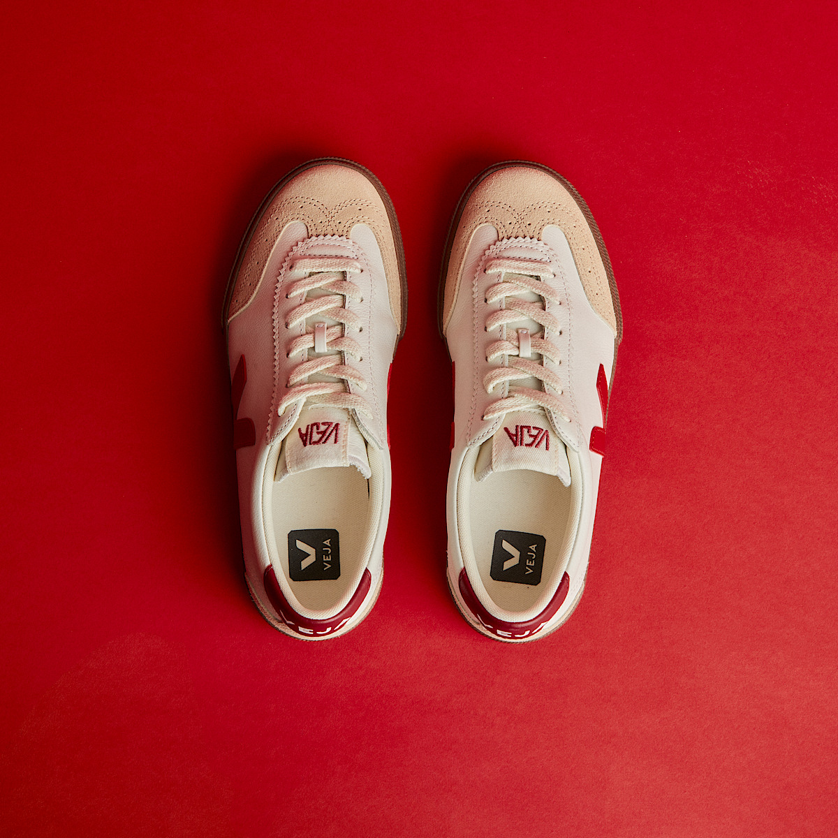 veja volley cuir-biologique blanc VO2003533B480