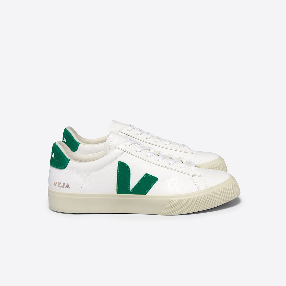 veja baskets campo cuir blanc CP0503690 Lateral view