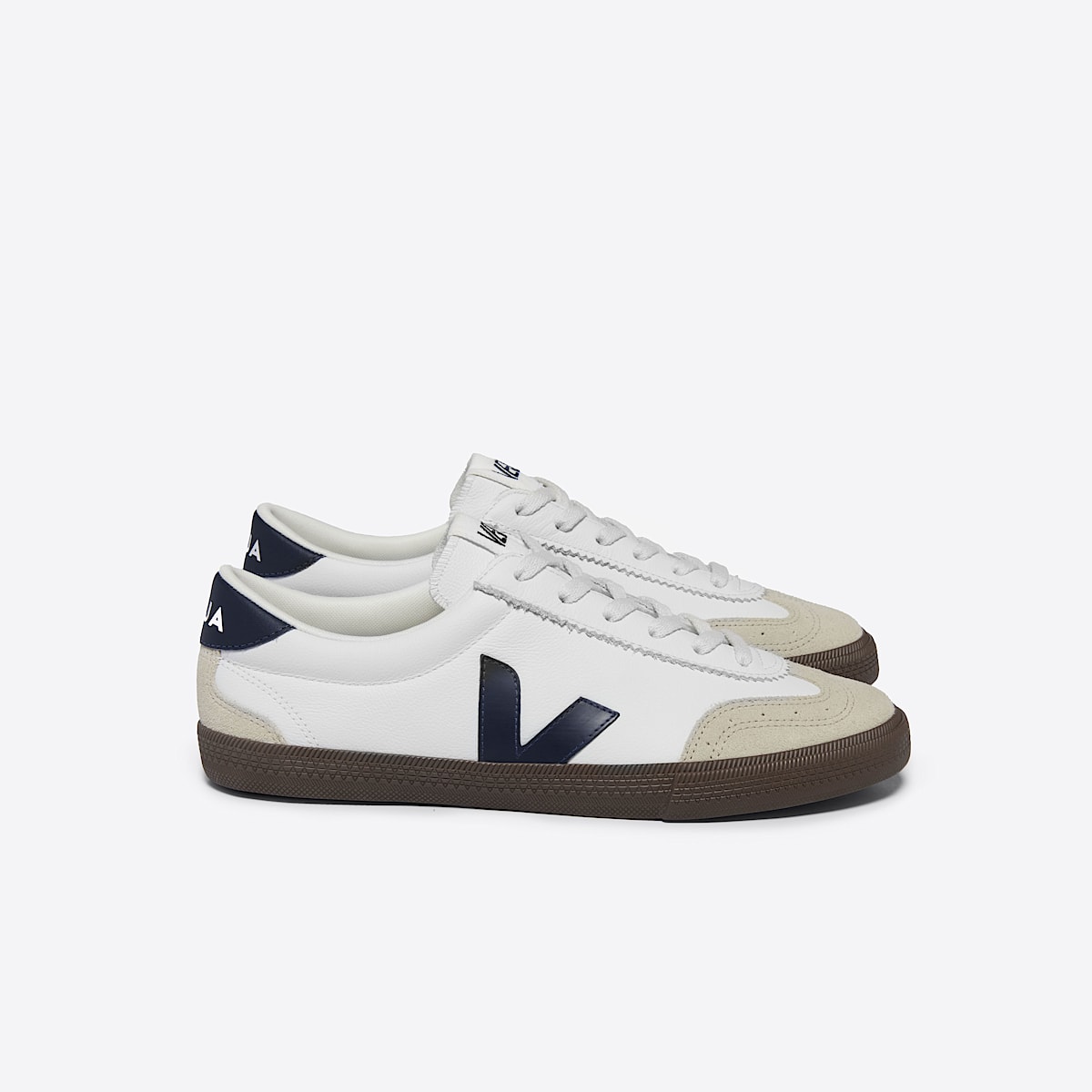 veja sneakers volley organic-leather white VO2003531 Lateral view