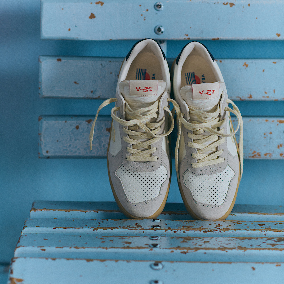 veja v-82 cuir gris VE3320759B490
