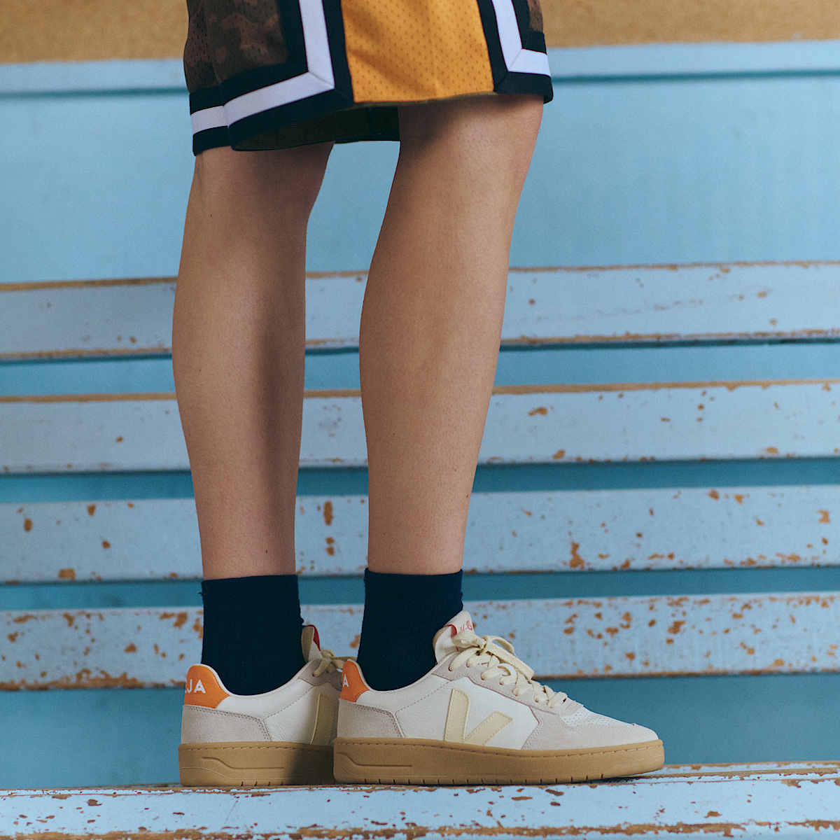 veja v-82 cuir gris VE3320758B460