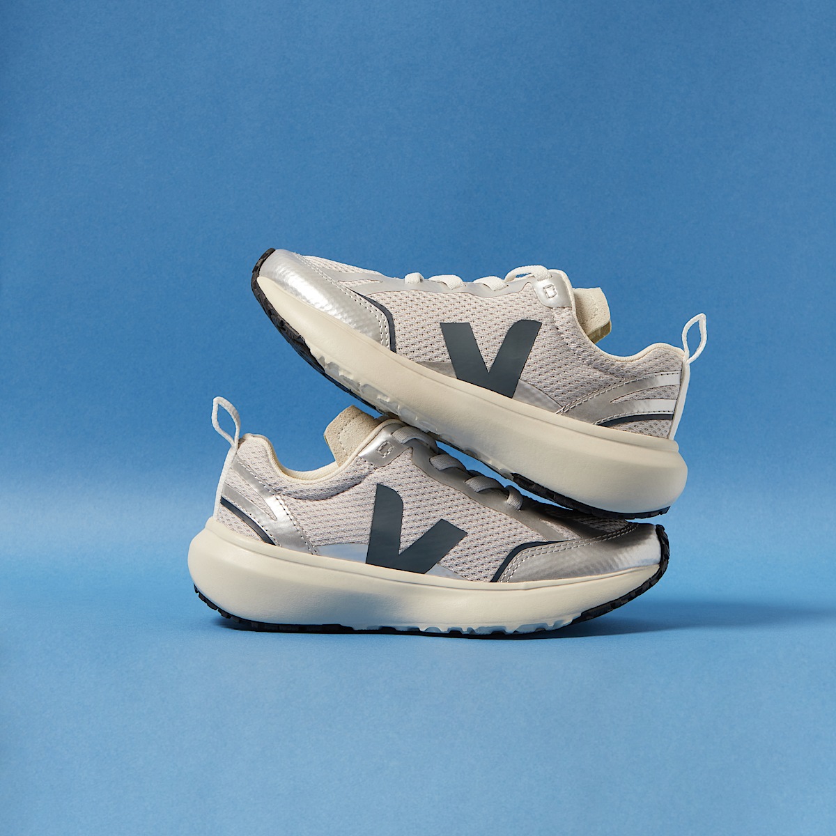 veja small-canary-light reciclado cinzento YL1820623C300