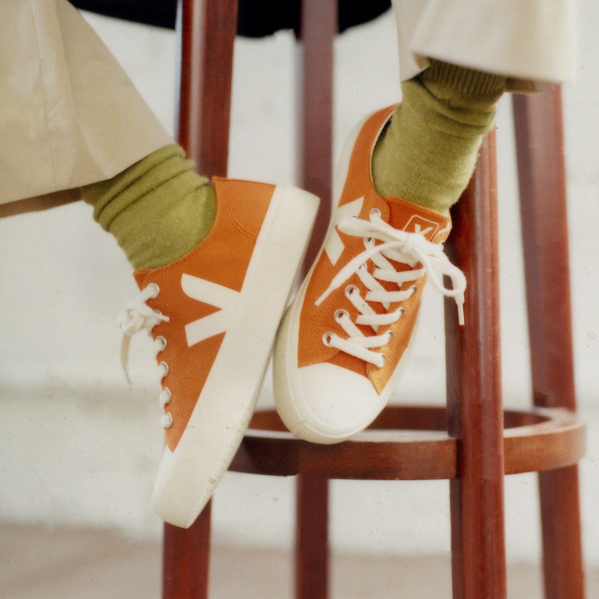 veja wata-ii-low coton-biologique orange PL0103175A385