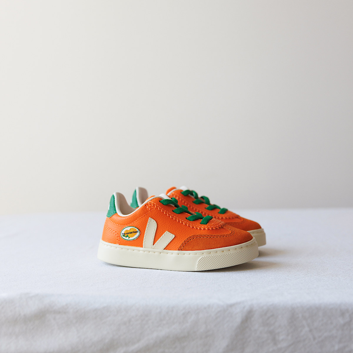 veja sapatilhas veja-x-the-social-food couro laranja TF0520729