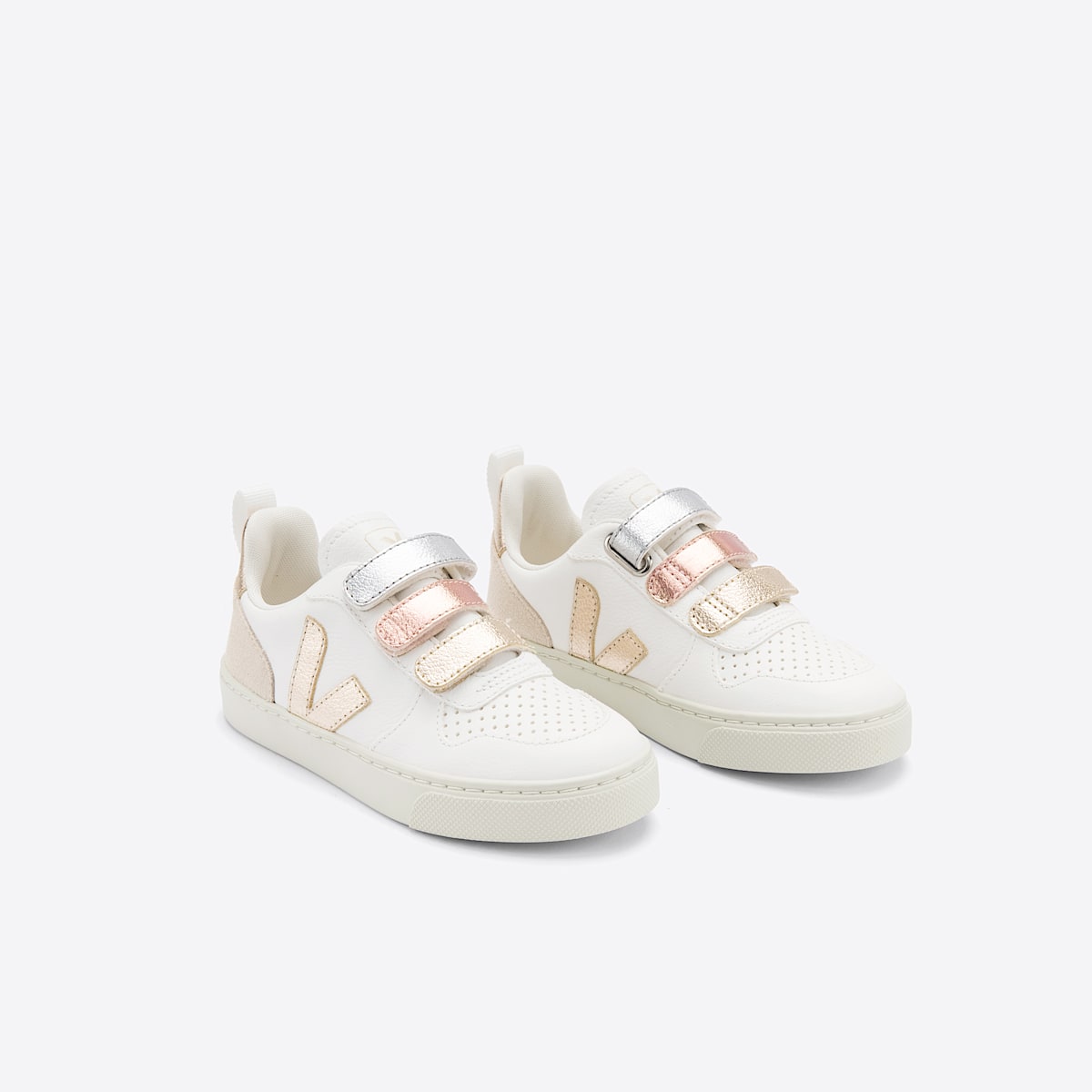 veja small-v-10 cuir multicolore CV0502894C340