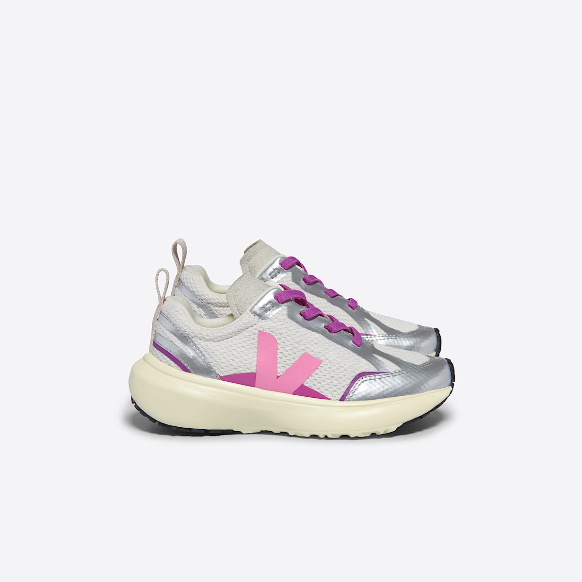 veja small-canary-light reciclado prateado YL1803821C340