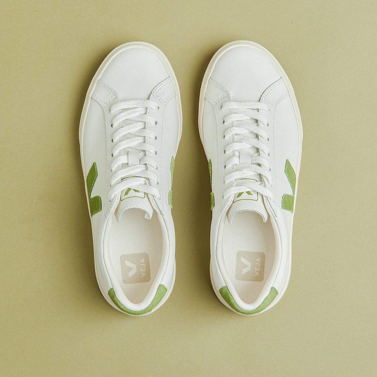 veja esplar-logo cuero blanco EO0203881B470