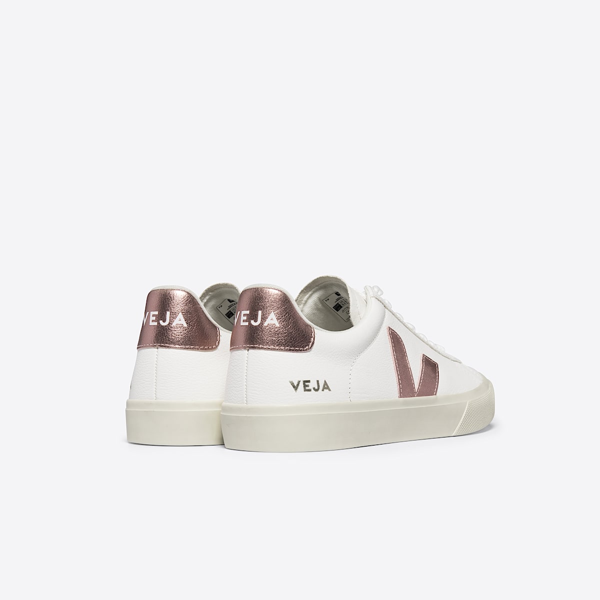 veja sneakers campo cuero blanco CP0503128 Back view
