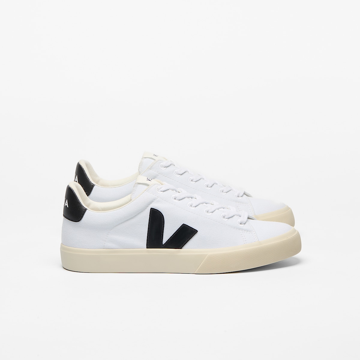 veja sneakers campo-ca organic-cotton white CA0120535 Lateral view