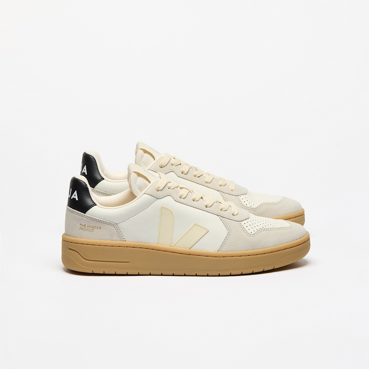 veja v-82 couro cinzento VE3320759B490
