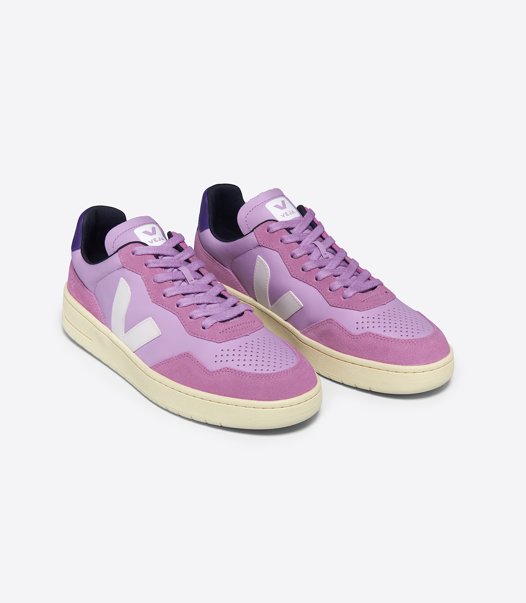 V-90 LEATHER ORCHID WHITE | VEJA