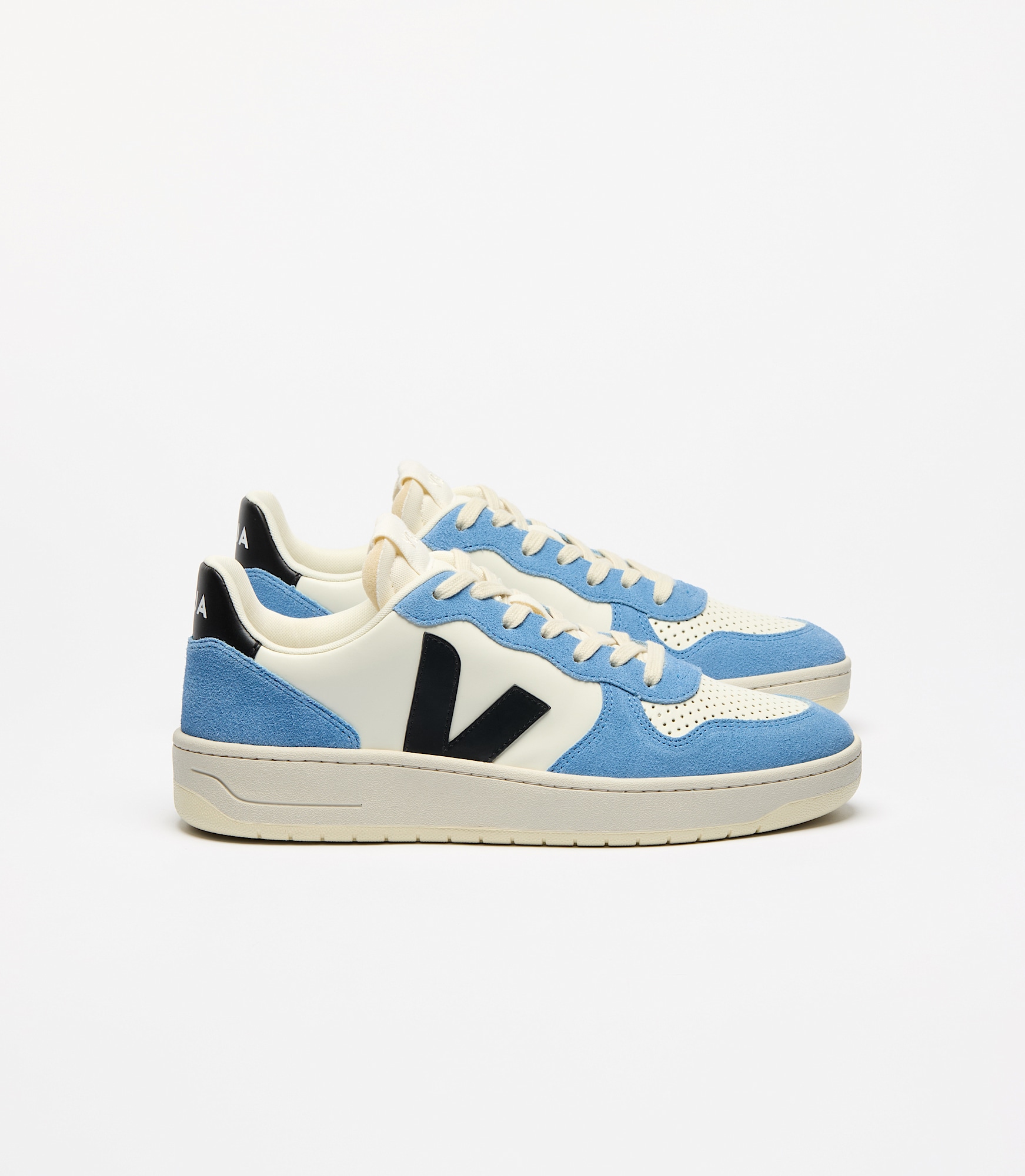 VEJA V-10 EU40 レザースニーカー レザースニーカー V-10 WHITE BLACK／VEJA（ベジャ）｜愛着を