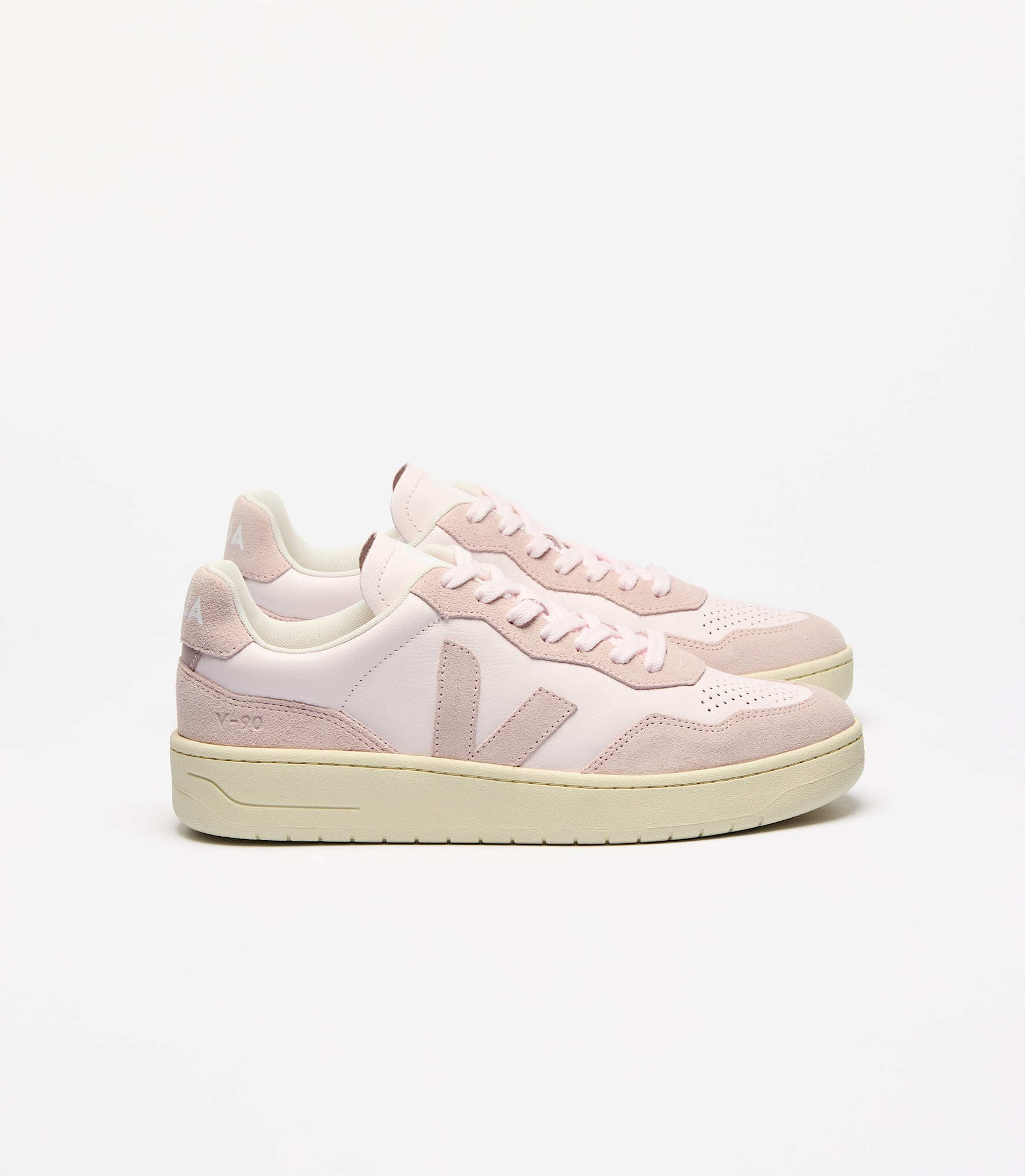 【関税込み】V-90 Sneakers - Veja - Leather - Pink V-90 LEATHER LASSI PETALE | VEJA