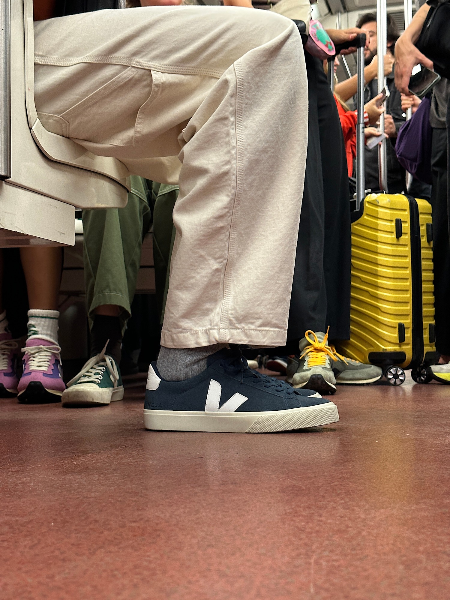 CAMPO SUEDE NAUTICO WHITE | VEJA