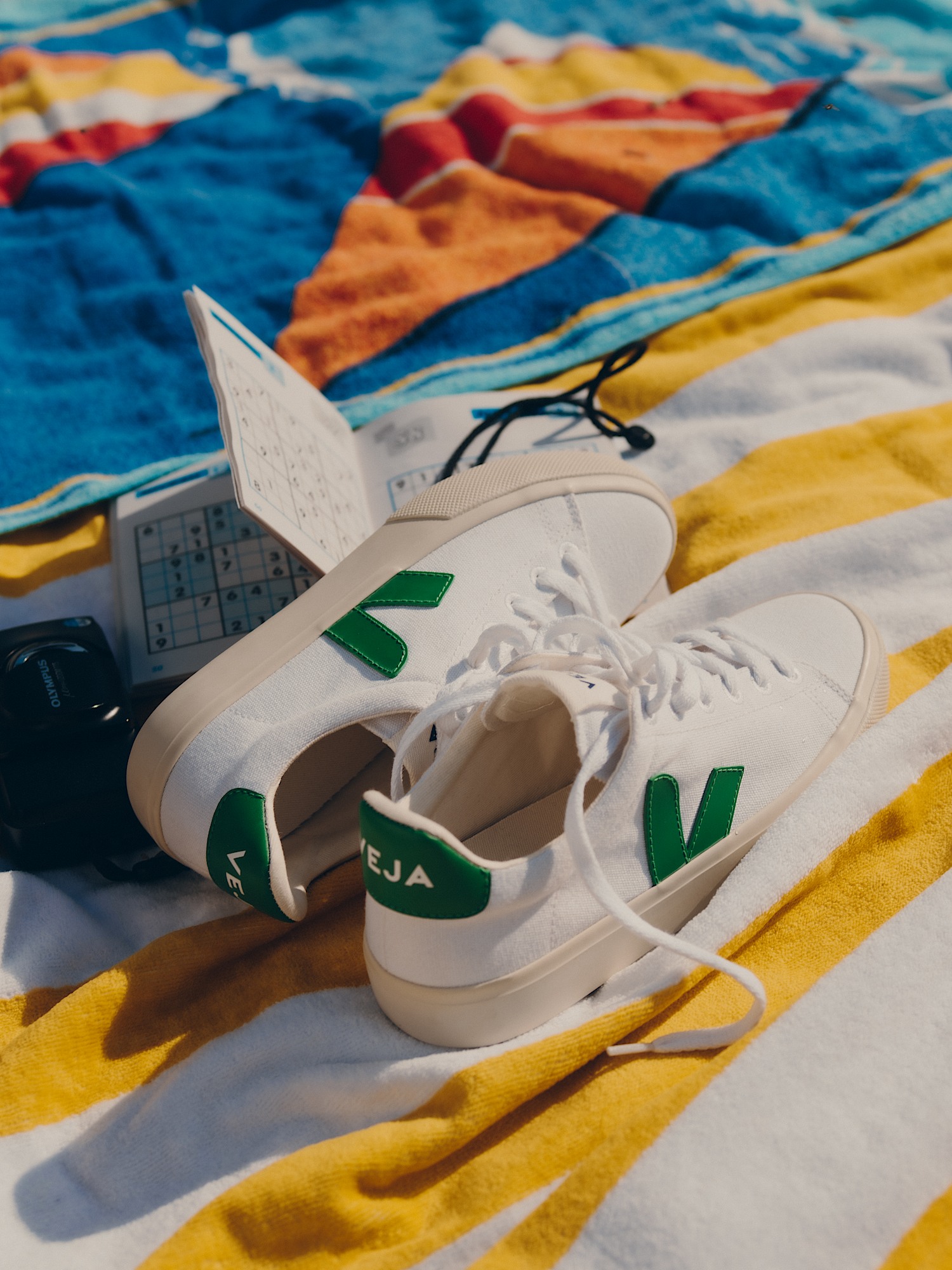 ★送料・関税込★Veja★CAMPO★WHITE BLACK EMERAUDE★ veja-campo-ca-organic-cotton-