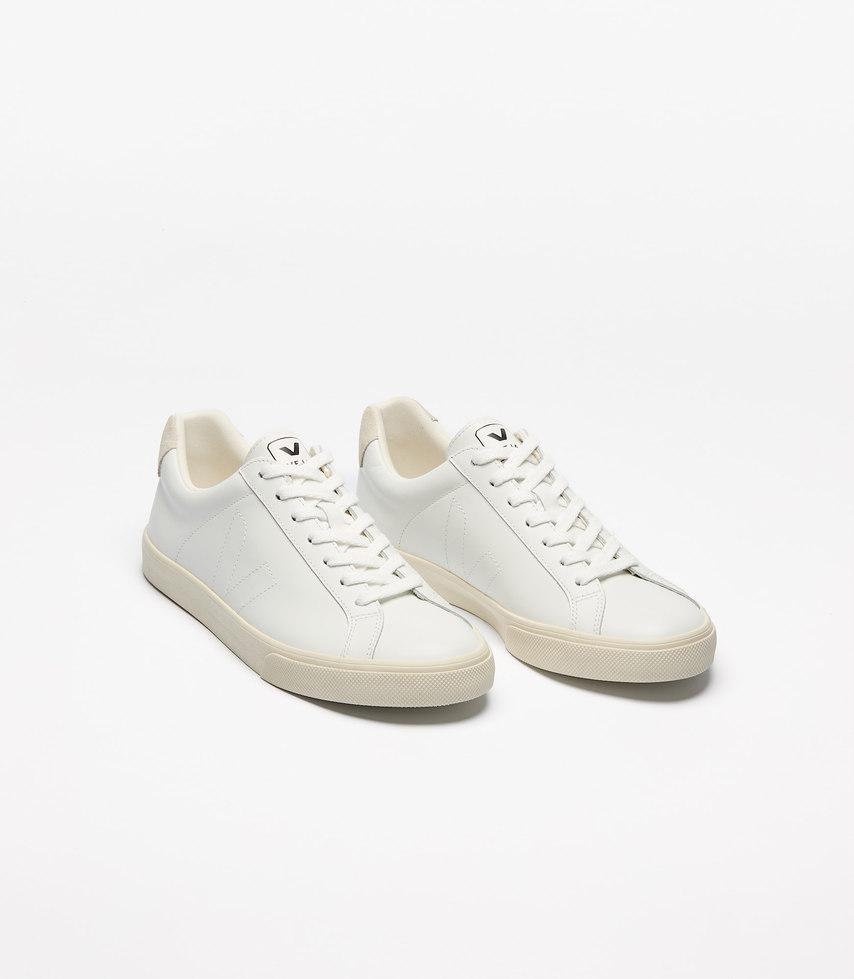ESPLAR LEATHER WHITE PLATINE | VEJA