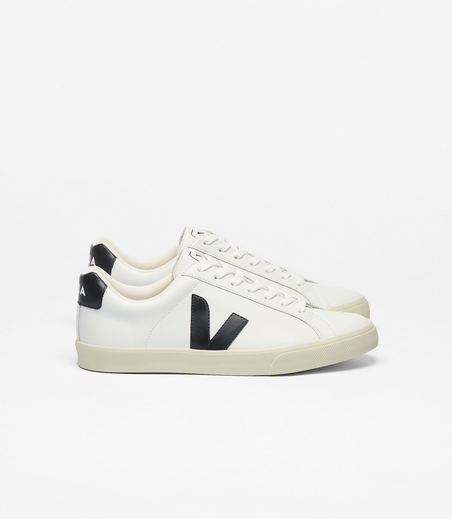 スニーカー VEJA SS25 ESPLAR (EO0203883 EXTRAWHITESILVER) ESPLAR LEATHER WHITE BLACK | VEJA