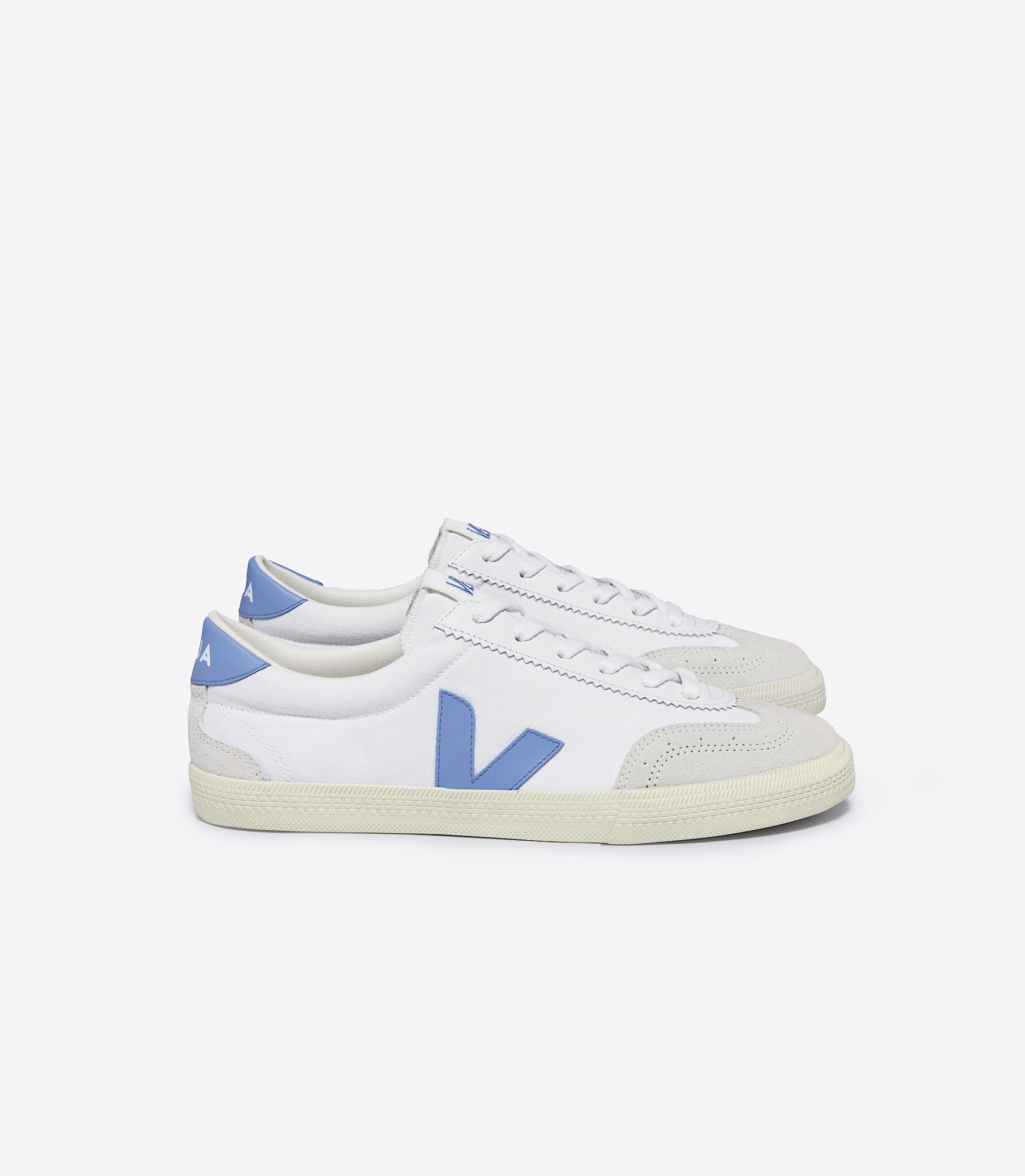 VOLLEY CANVAS WHITE AQUA | VEJA