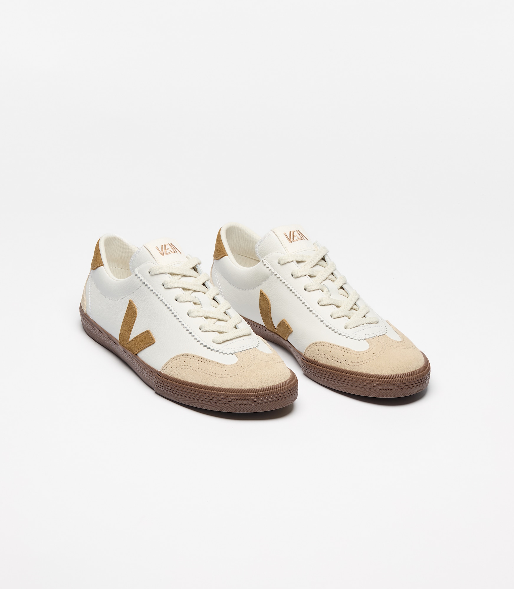 スニーカー VEJA Women Sneakers VO2003533 White VOLLEY LEATHER WHITE TENT BARK | VEJA