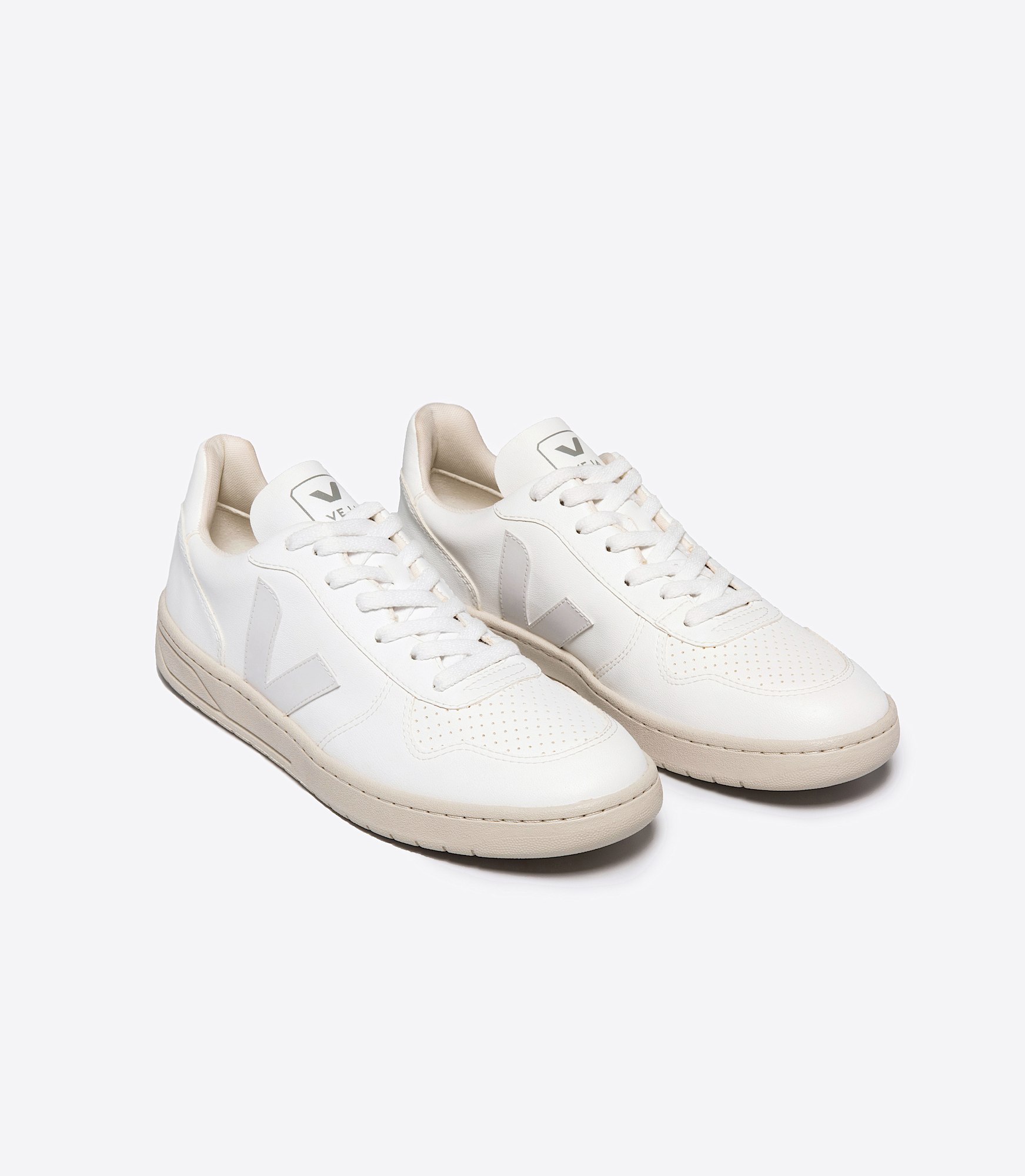 スニーカー VEJA V-15 Sneakers - Veja - Leather - White Natural V-15 LEATHER WHITE | VEJA