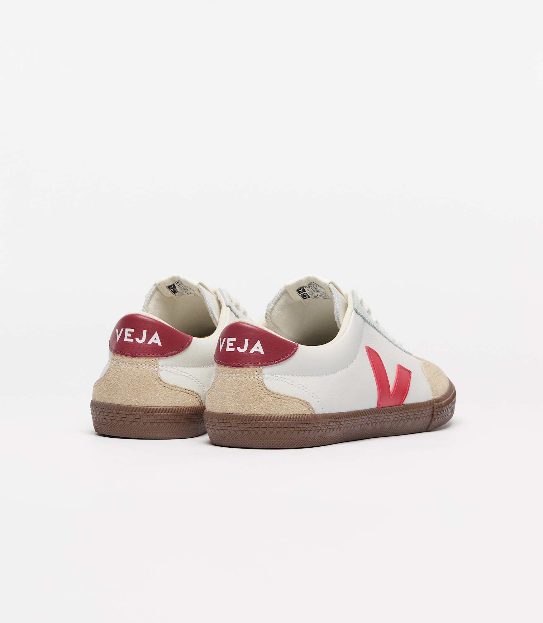 スニーカー VEJA SS25 (VO2003533 WHITE PEKIN BARK) VOLLEY LEATHER WHITE PEKIN BARK | VEJA