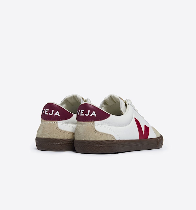 veja baskets volley cuir-biologique blanc VO2003533 Back view