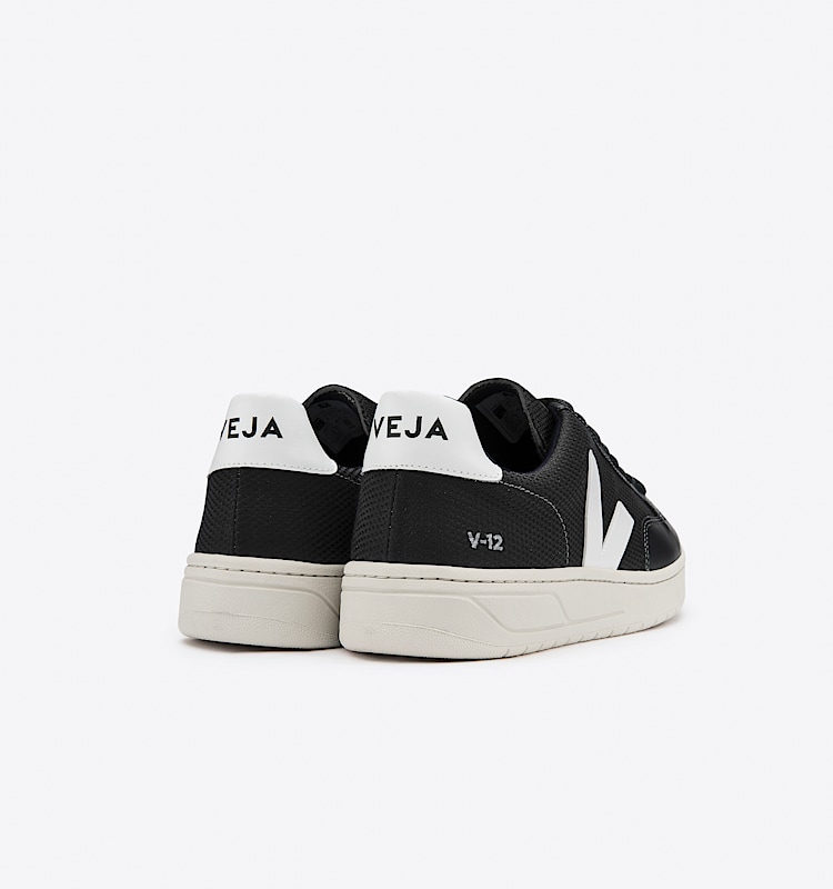 veja sneakers v-12 回收再利用 黑色 XD0101215 Back view