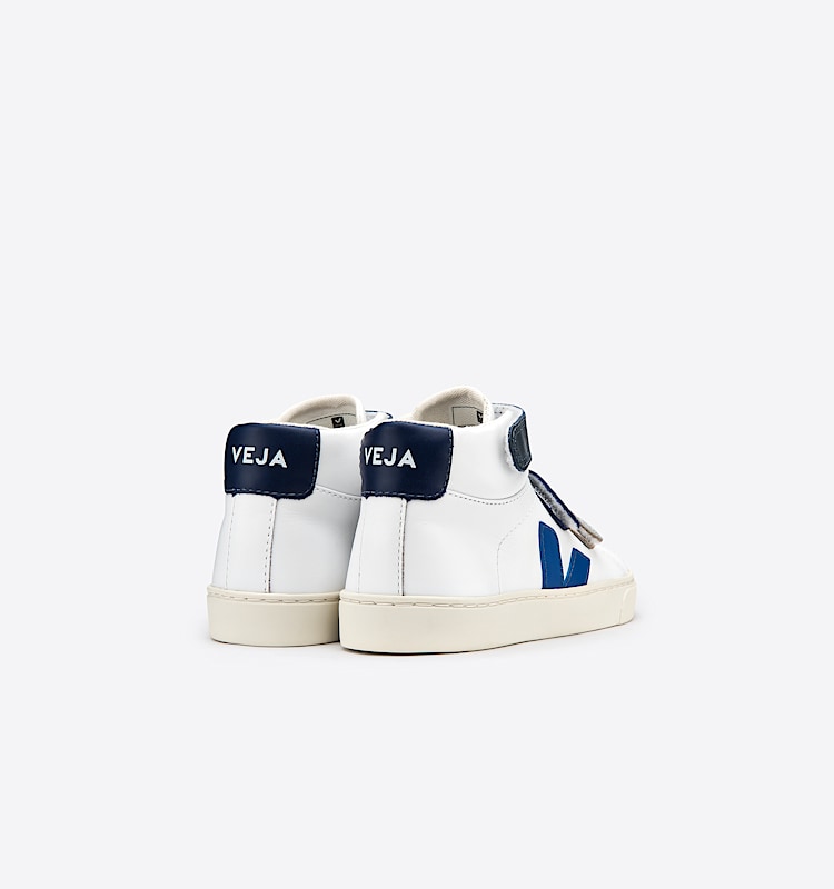 veja sneakers small-esplar-mid couro branco MV0201509 Back view