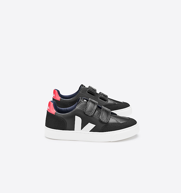 veja sneakers small-v-12 皮革 黑色 XV0201597 Lateral view