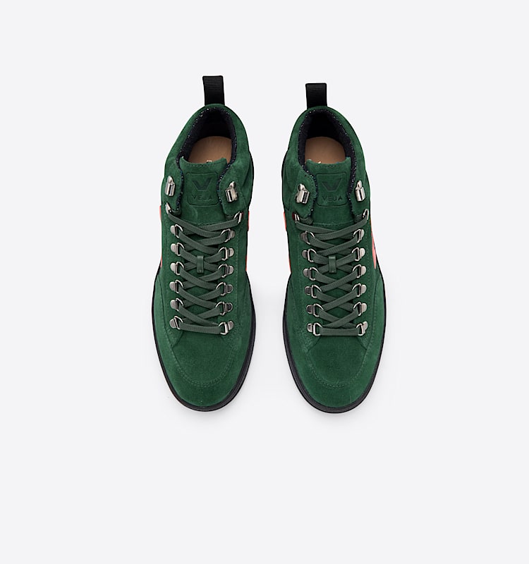 veja sneakers roraima suede green QR0301962 Top view