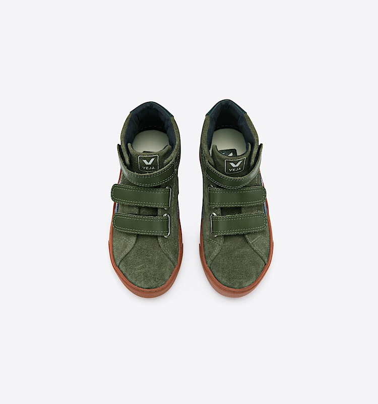 veja sneakers small-esplar-mid ante verde MV0301772 Top view