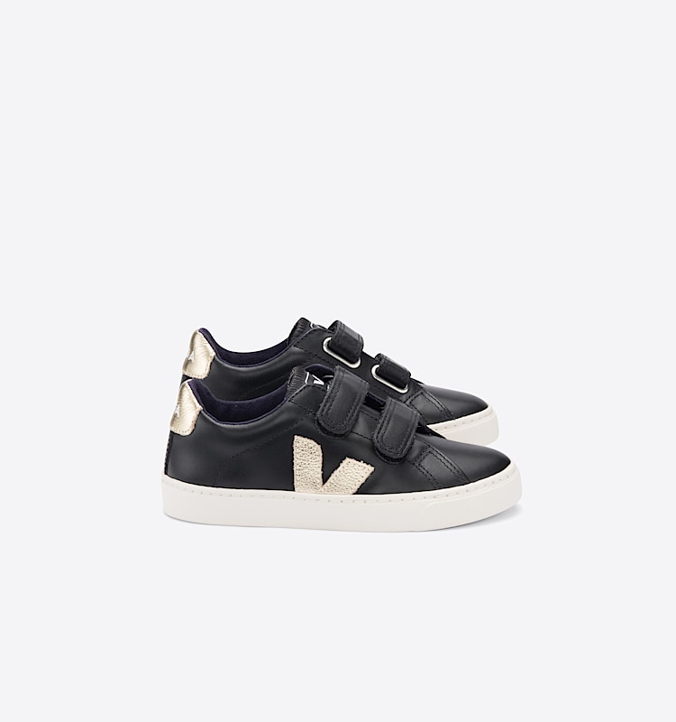 veja sneakers small-esplar couro preto SV0201336 Lateral view