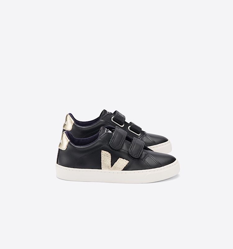 veja sneakers small-esplar 皮革 黑色 SV0201336 Lateral view