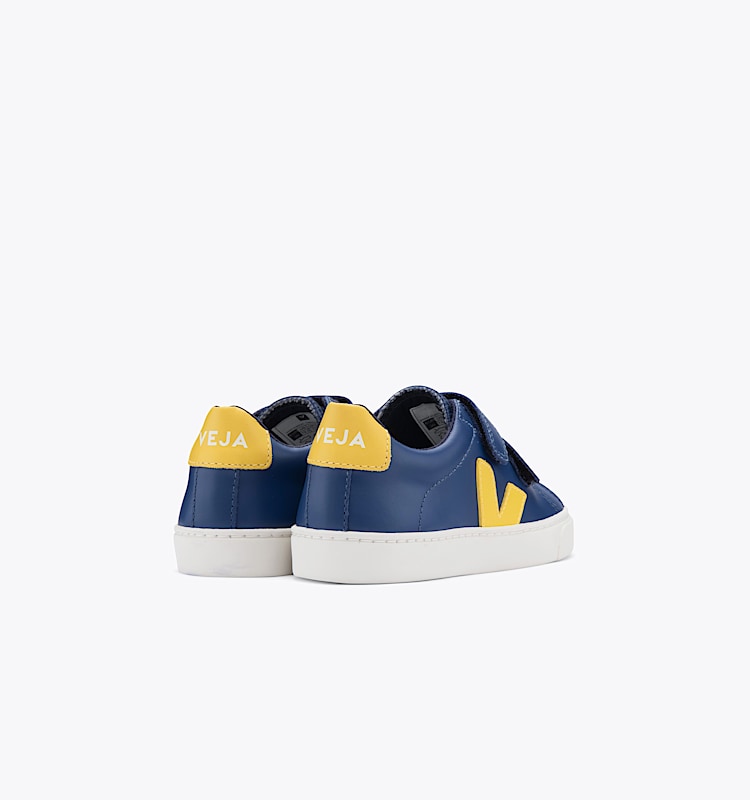 veja sneakers small-esplar couro azul SV0202006 Back view