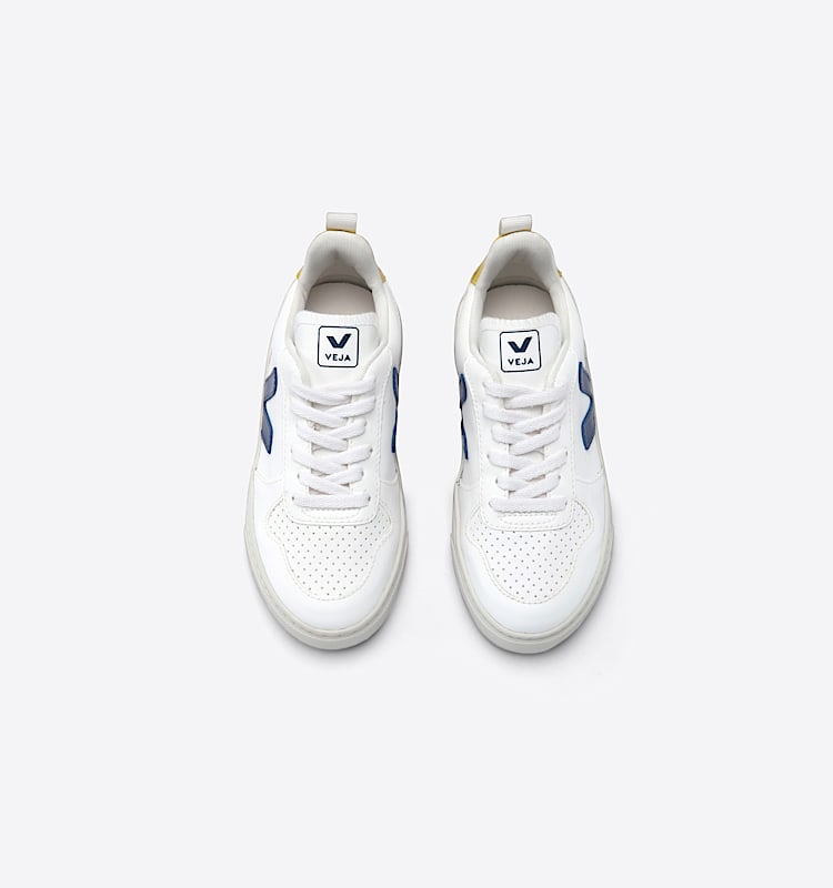 veja sneakers small-v-10-laces vegan white CX0712000 Top view