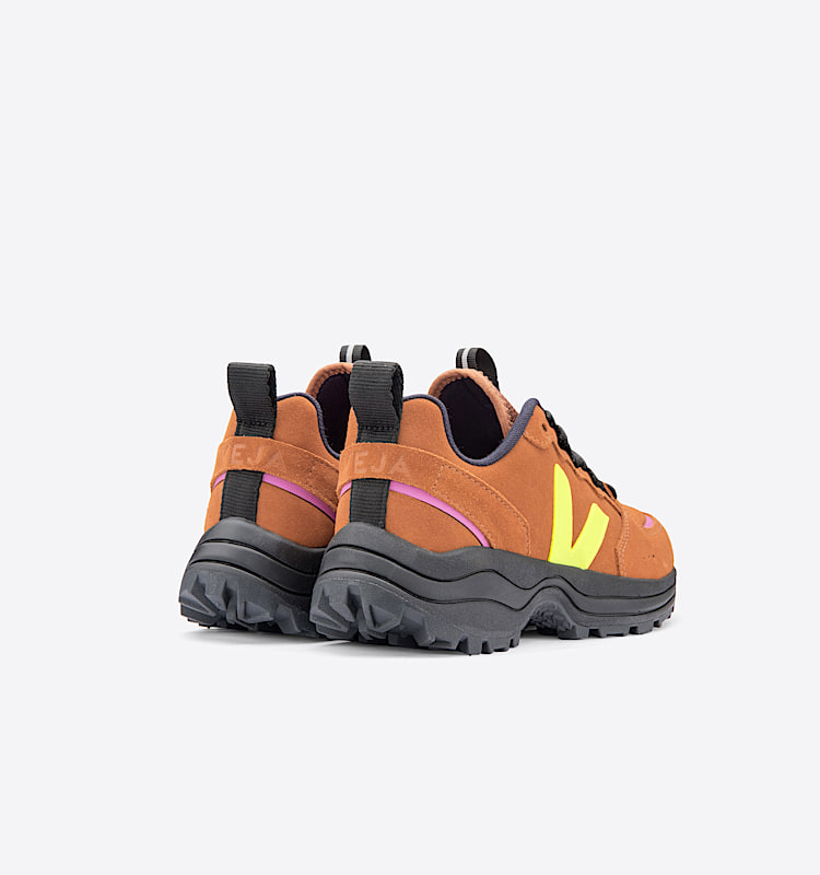 veja sneakers venturi 麂皮 黄色 VT0302202 Back view