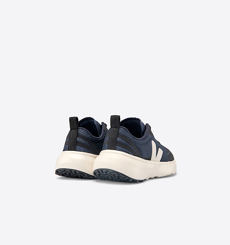 veja sneakers small-canary-el algodón-orgánico azul YE0102572 Back view
