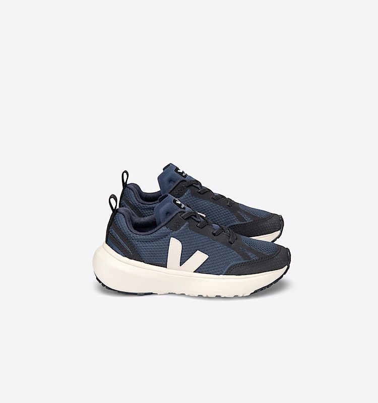 veja sneakers small-canary-el reciclado azul YE0102572 Lateral view