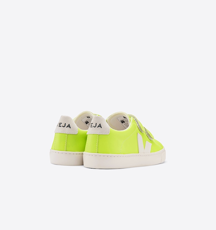 veja sneakers small-esplar couro amarelo SV0202175 Back view