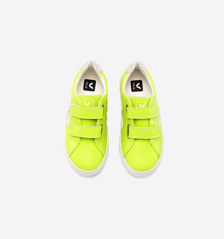 veja sneakers small-esplar couro amarelo SV0202175 Top view