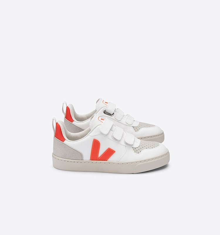 veja sneakers small-v-10 vegan branco CV0702084 Lateral view