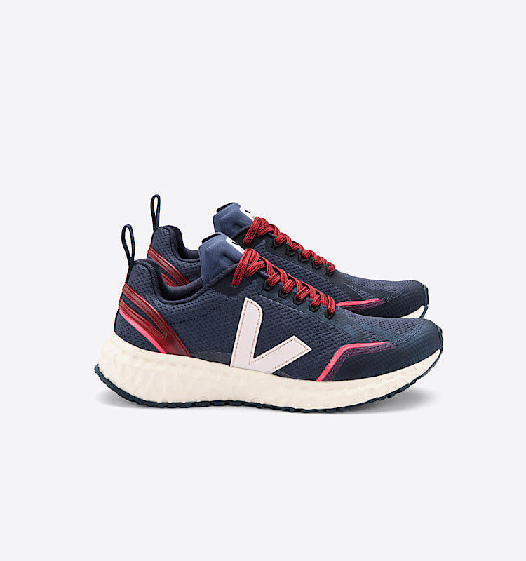veja sneakers condor organic-cotton blue CD0102372 Lateral view