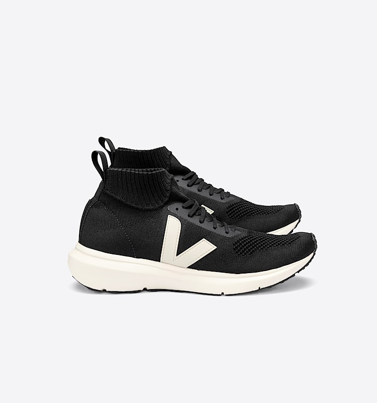 veja sneakers runner-style-mid 回收再利用 黑色 OT1002458 Lateral view